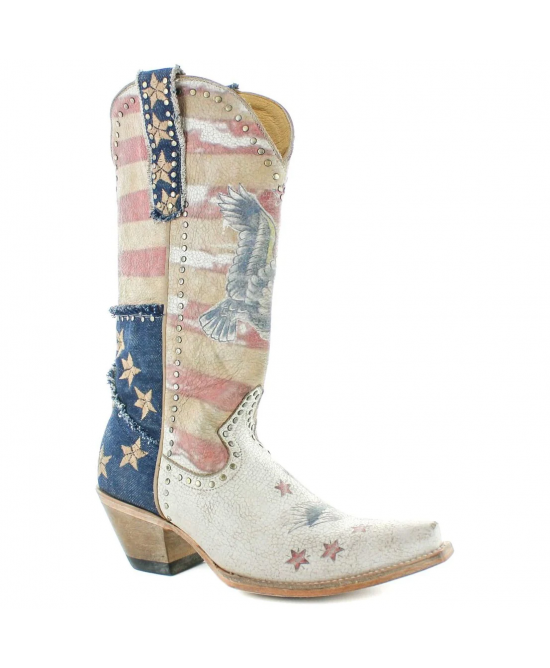 Women's flag hot sale cowboy boots